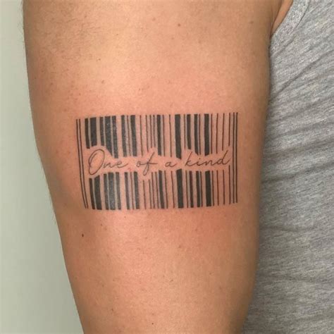 Tatuajes De Códigos De Barras 20 Diseños Y Significados