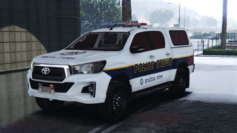 Israel police toyota hilux | dog unit | ניידת טויוטה הילוקס יחידת ...