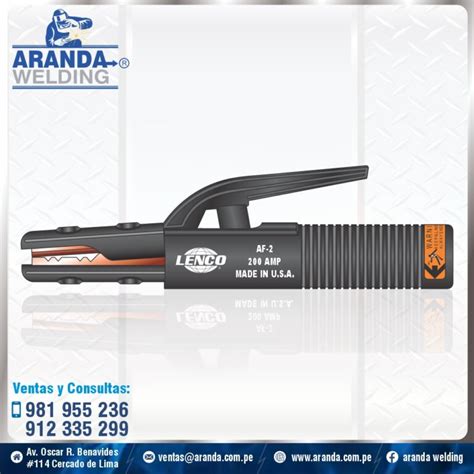 Porta Electrodo Original Lenco Aranda Welding Premium