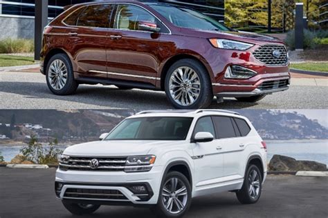 2021 Ford Edge Vs 2021 Volkswagen Atlas Cross Sport Which Is Better Autotrader