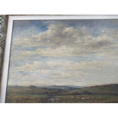 J Ulric Walmsley Oil On Canvas The Moors Flying Dales 17ins X 225ins