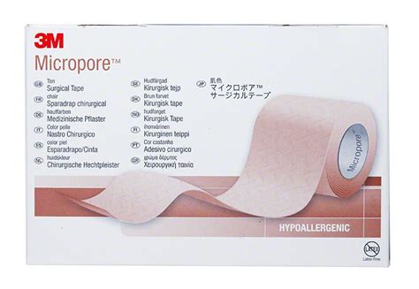 M Micropore Surgical Tape In X Yd Tan Roll Adw Diabetes