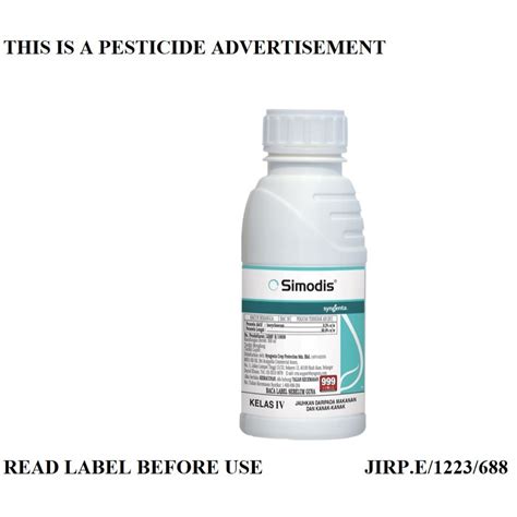 Syngenta Simodis Ml Insecticide Shopee Malaysia