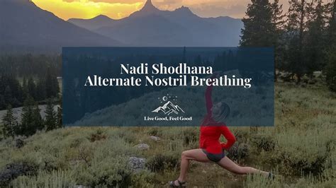 Nadi Shodhana Alternate Nostril Breathing Youtube