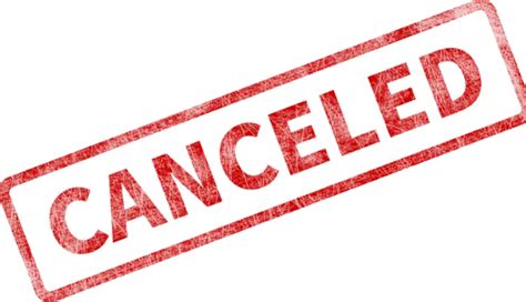 Canceled PNG Transparent Images