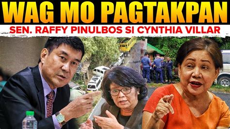 SEN RAFFY TULFO HARAPANG PINULBOS SI CYNTHIA VILLAR DAHIL SA