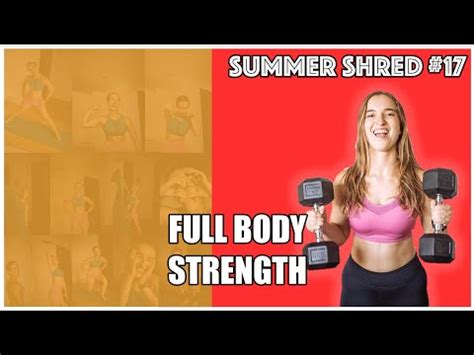 Min Total Body Strength Workout With Dumbbells And Supersets