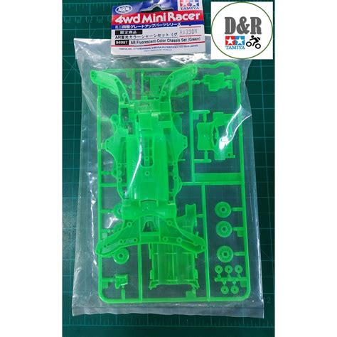 Tamiya Ar Fluorescent Color Chassis Set Green Orange Yellow