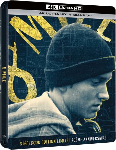 8 Mile 4K Ultra HD Édition Boîtier SteelBook Affimarket fr