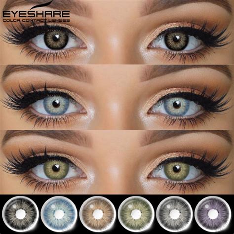 Eyeshare Lentes De Contato Coloridas Para Os Olhos Pattaya Natural