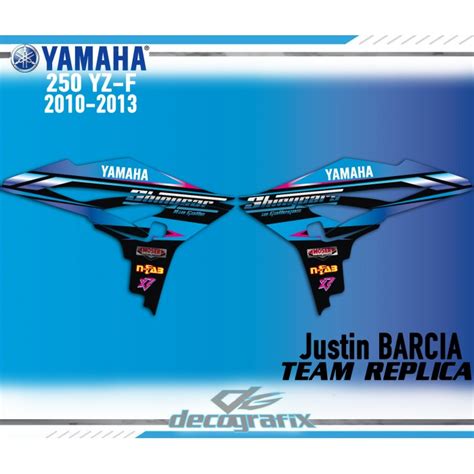 Decografix Vous Propose Un KIT DECO Moto YAMAHA 250 YZ F BARCIA REPLICA