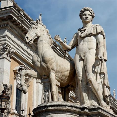 Les Dioscures Place du Capitole à Rome Piazza di Campidoglio La