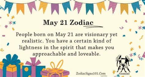 May 21 Zodiac Is A Taurus/Gemini Cusp, Birthdays and Horoscope ...