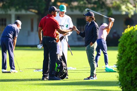 Masters 2024: Charlie Woods spotted on range working with Tiger as he ...