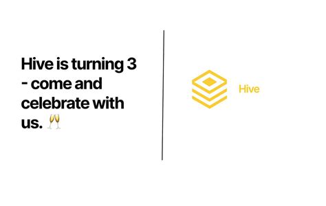 Celebrate Hives 3rd Birthday With Us Hive Technologies Gmbh Hq