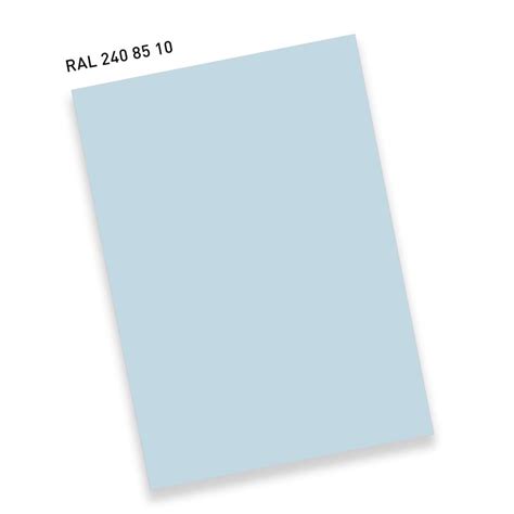 RAL D6 Single Sheet A6 Hue 240 85 10 Air Blue