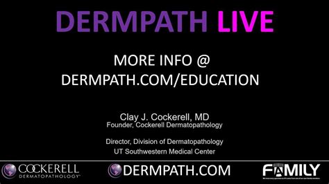 Dermpath Live April Clay J Cockerell Md Youtube