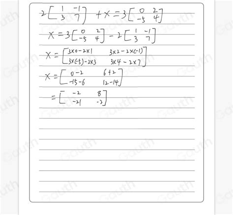 Solved Jika X Adalah Matriks Berordo Tentukan Matriks X Dari