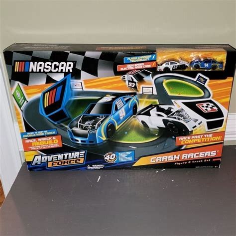 Adventure Force Nascar Toys Newnascar Crash Racers Figure Slot Car