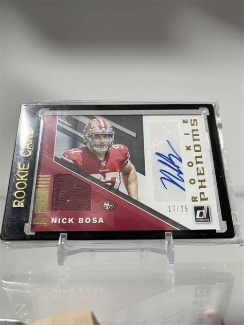 Nick Bosa 2019 Nfl Panini Donruss Rookie Auto 49ersその他｜売買されたオークション情報