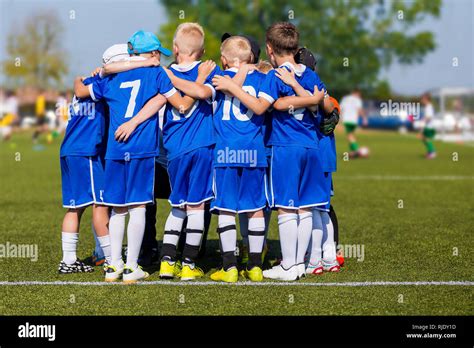 Kids Sport Team Gathering. Children Play Sports. Boys in Sports Jersey ...