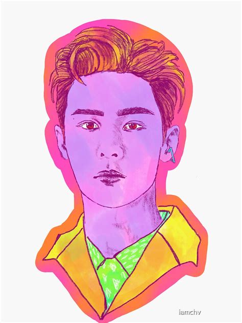 Nct Wayv Kun Sticker For Sale By Iamchv Redbubble