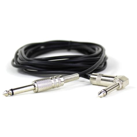 Zozo Ft Straight Right Angle Guitar Bass Instrument Cable