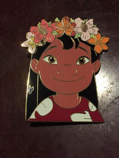 Lilo Disney Lilo And Stitch Flower Crown Hawaiian Hibiscus Fantasy Pin ...