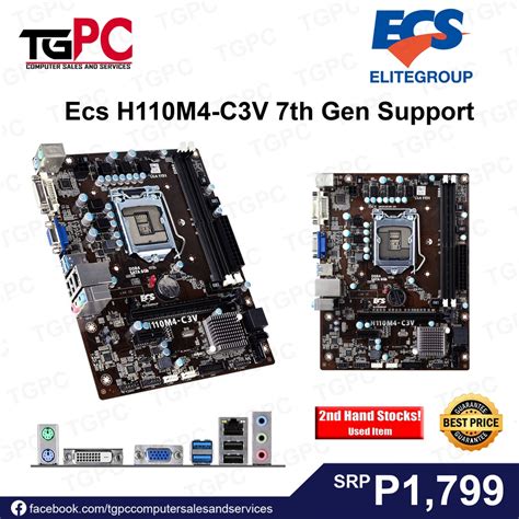 Motherboard Ecs H M C H M C H M C V Socket Th And