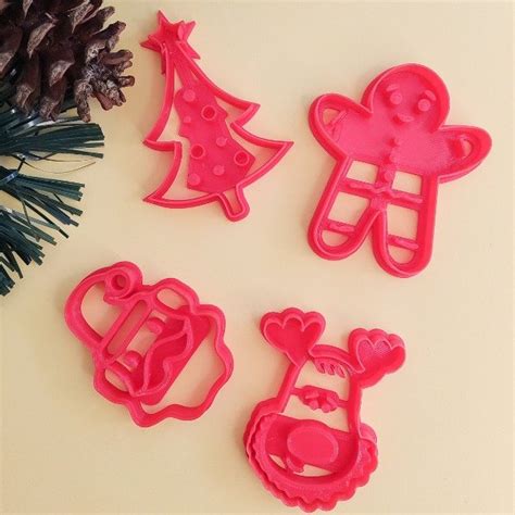 Cortantes Para Galletas Navideñas Fua 3d Print