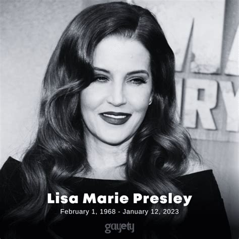 Lisa Marie Presley Dead At 54 Gayety