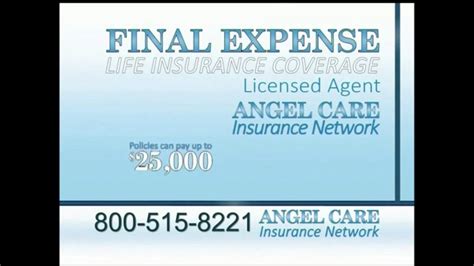 Angel Care Final Expense Life Insurance Tv Commercial Ella Ispottv