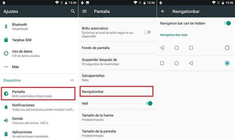 Cómo activar los botones de navegación en Android