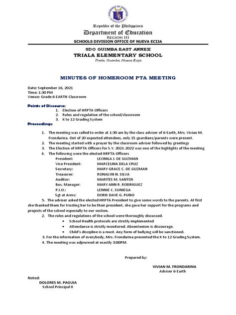 Hrpta Meeting Minutes Pdf