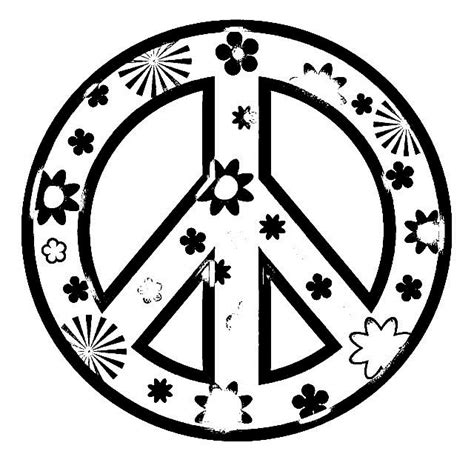 Printable Peace Sign Stencil - ClipArt Best