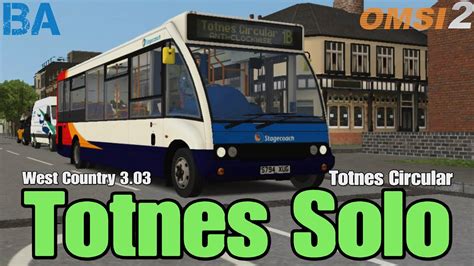 Totnes Solo Circular Route 1b Optare Solo Omsi 2 Youtube