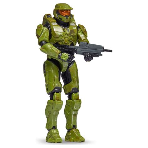 Jazwares Halo World Of Halo Master Chief With Assault Rifle Figure Cm