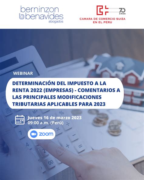 Webinar «determinación Del Impuesto A La Renta 2022 Empresas