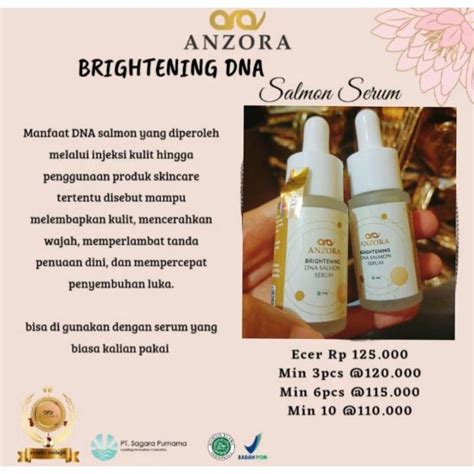 SERUM DNA SALMON ANZORA BPOM ORIGINAL Lazada Indonesia