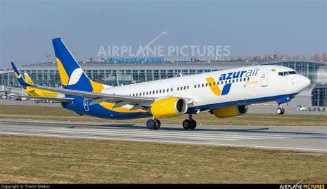 UR AZE Azur Air Ukraine Boeing 737 800 At Lviv Danylo Halytskyi