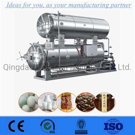 High Temperature Sterilization Pot Retort Sterilizer Automatic For