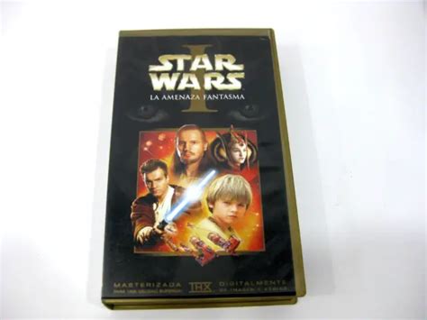 STAR WARS 1 La Menace Fantôme VHS Liam Neeson Ewan Mcgregor Natalie