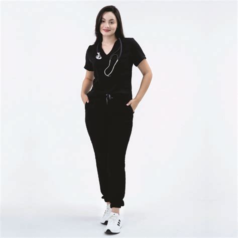 Scrub Basic Jogger Preto Shield Scrubs E Jalecos