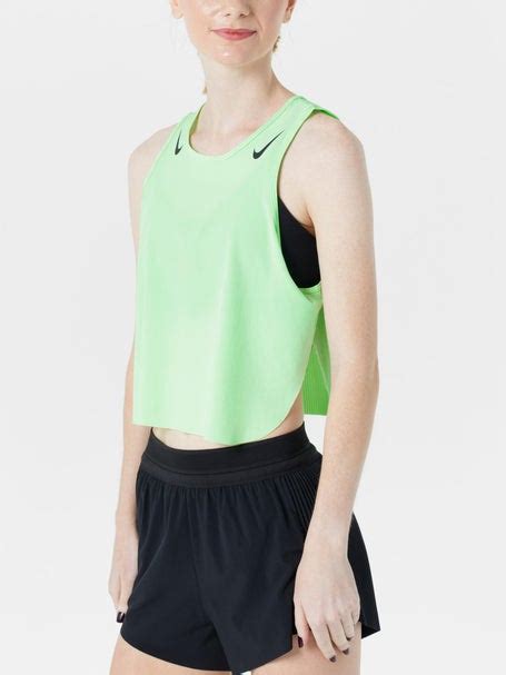 Nike Womens Aeroswift Dri Fit Adv Crop Tank Running Warehouse