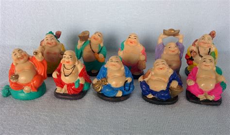 Laughing Buddha 10 Pcs Set Laughing Buddha