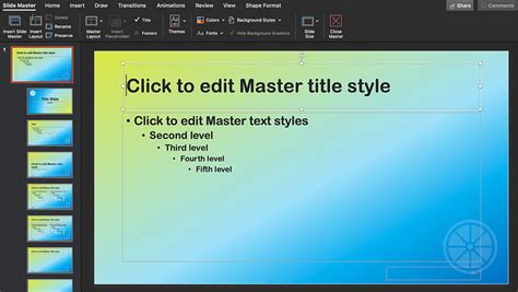 How To Create A Master Template In Powerpoint