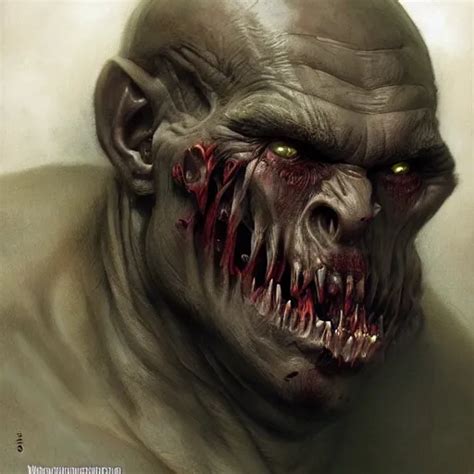 Vladimir Putin Is Evil Orc Rotten Teeth Horror Stable Diffusion