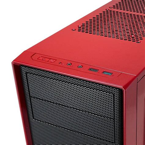 Fractal Design Focus G Windowed Mid Tower ATX Case Mystic Red FD CA