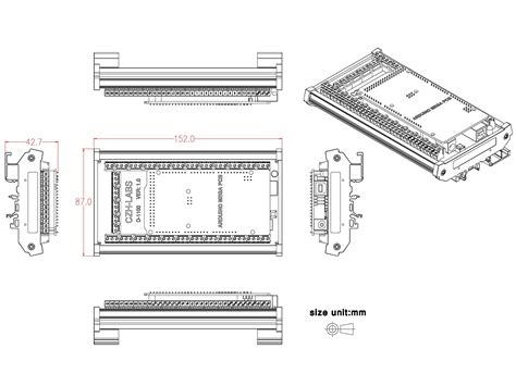 Buy Electronics Salon Din Rail Mount Screw Terminal Block Adapter