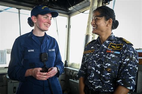 U.S. Coast Guard Cutter Bertholf departs Port Blair, India, conducts ...